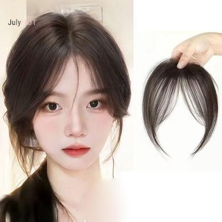 JULYHOT Tổng Hợp Thẳng Nổ Không Khí Nổ Tóc Nối Dài Tóc Tự Nhiên Nổ Cho Nữ Giả Nổ Đen Hàng Ngày Màu Nâu Người Phụ Nữ Hàng Ngày Mặc Massivedeals