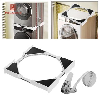 Bộ xếp chồng máy sấy máy giặt Phạm vi điều chỉnh 45 cm-71 cm Chống trượt Tiết kiệm không gian ổn định Dễ dàng lắp đặt Đa năng