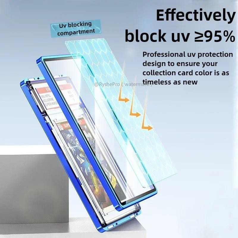 Thẻ được phân loại Bảo vệ có thể xếp chồng lên nhau Hộp đựng thẻ giao dịch từ tính cho BGS cho PSA Tấm Trò chơi Thể thao Hộp trưng bày