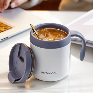 Cốc giữ nhiệt nóng và lạnh 550ML Inox 304 giữ 8-10 tiếng, Ca ủ cà phê mang đi tiện lợi, nhanh gọn
