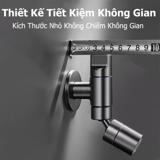 Vòi Nước Phòng Tắm - 360° Xoay, Dual - Chế Độ, Bồn Đồng Thau, Góc Lớn