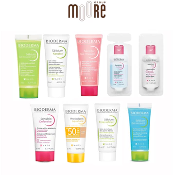 Set Bioderma Sample Bioderma Gel Moussant Sữa Rửa Mặt Dưỡng Ẩm Dịu Nhẹ