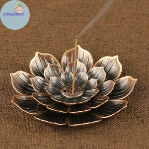 Pufangbliss Hương Dính Giá Đỡ Đĩa Tròn Phật Giáo Insense Ash Catcher Joss Nón Insence Vn