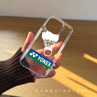 Ốp Điện Thoại Vỏ Cứng Acrylic Cho iPhone 16 15 14 13 12 11 X XR XS Yonex Cầu Lông Minh Họa