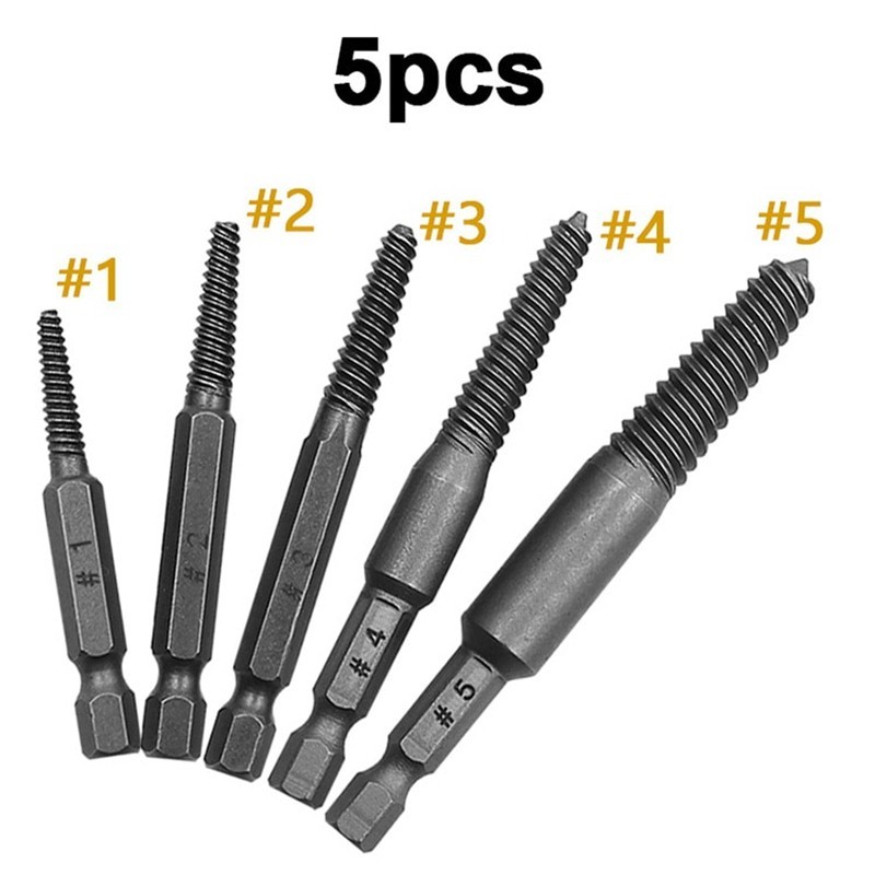 Bộ 5 Mũi Khoan Xoắn Ốc Bị Hỏng FE123