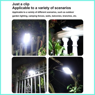 Kẹp đèn năng lượng mặt trời cảm biến chống nước ngoài trời, chuyển động, an ninh IP65, chống nước