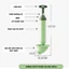 Cây thông thụt bồn cầu Greenhome, dụng cụ thông tắc nghẽn nâng cấp bằng khí nén cực mạnh tiện dụng