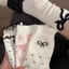 Tất ống IAPPORTUNIA, Tất Cotton phong cách múa ba lê Lolita, Mồ hôi lưới màu trơn Thiết kế mỏng Tất xếp chồng lên nhau