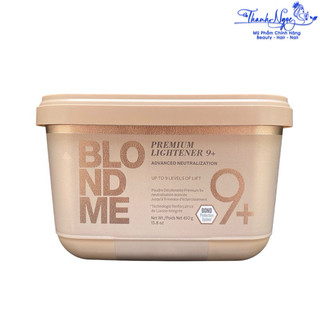 Bột tẩy nâng sáng tóc 9 cấp độ Blond me Premium Lightener 9+ Dust Free Powder Schwarzkopf 450g [ TN ]
