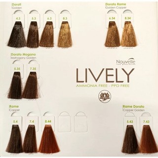 Màu nhuộm thuần chay Nouvelle Lively Hair Color - Ammonia FREE 100ml [ TN ]