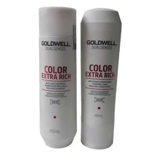 Dầu gội xả dưỡng tóc nhuộm Goldwell Color Extra Rich 250ml/200ml [ TN ]