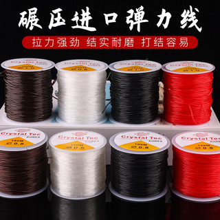 Dây thun pha lê trong suốt tròn đóng thùng, phụ kiện dây hạt tự làm thủ công