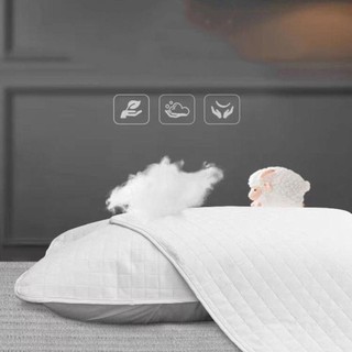[Vận chuyển nhanh] Vỏ gối THEHOMECO, Tấm bảo vệ gối chống nấm đầu dầu, Lớp cách ly chống mồ hôi Bảo vệ lõi gối chống thấm nước