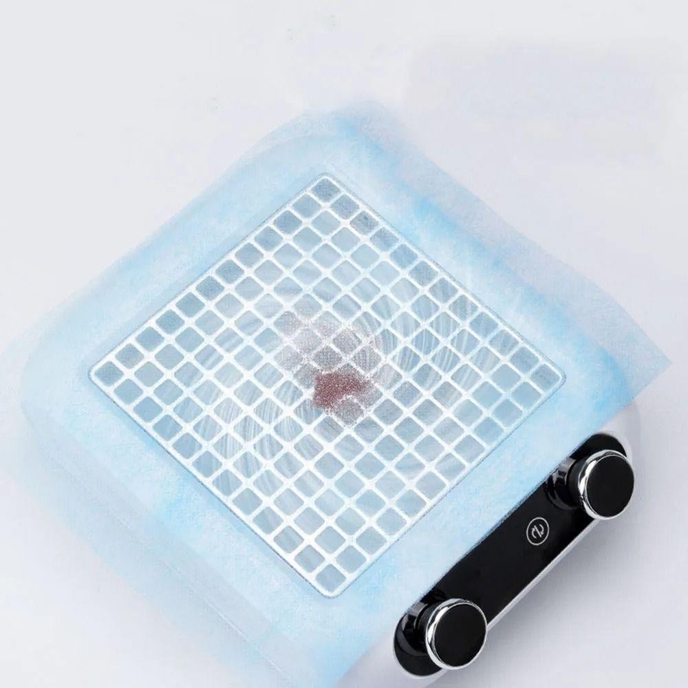 FAVORITEGOODS 100 Chiếc Giấy Lọc Bụi Dùng Một Lần, Nail Art Máy Hút Bụi Chân Không Dệt, Tấm Lọc Chân Không Móng Tay Màu Hồng / Xanh / Trắng Làm Móng Tay