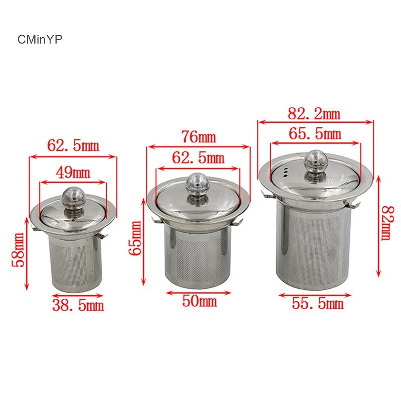 Cminyp Lưới Có Thể Tái Sử Dụng Pha Trà Lọc Lá Gia Vị Lọc Thép Không Gỉ Cho Ấm Trà Vinh Quang
