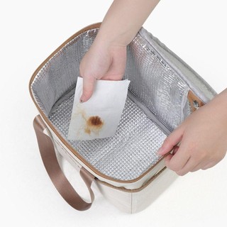 Túi đựng hộp cơm trưa PWSEND, Túi giữ nhiệt thực phẩm bằng lá nhôm, Túi cách nhiệt dày chống thấm nước cách nhiệt di động dành cho nữ