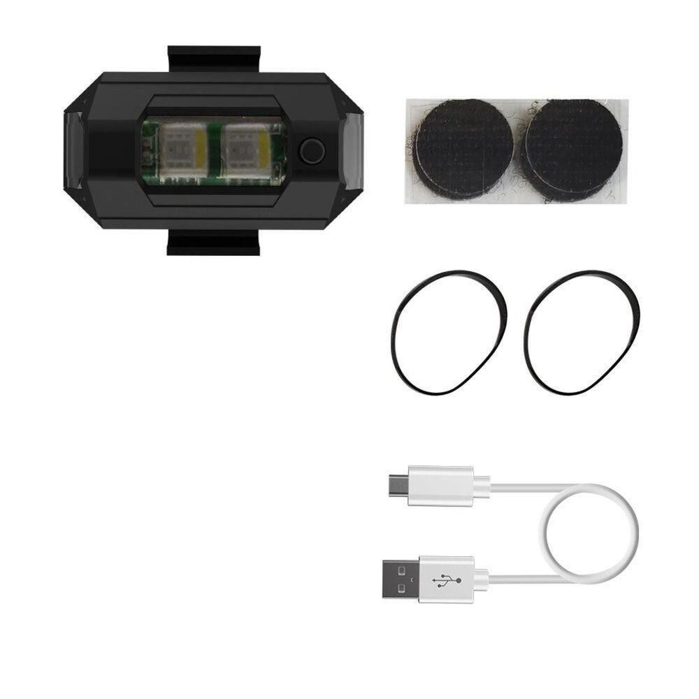 Đèn nhấp nháy máy bay không người lái ODAKA, Đèn cảnh báo sạc USB bảy màu, Đèn cảnh báo diều Flash khẩn cấp