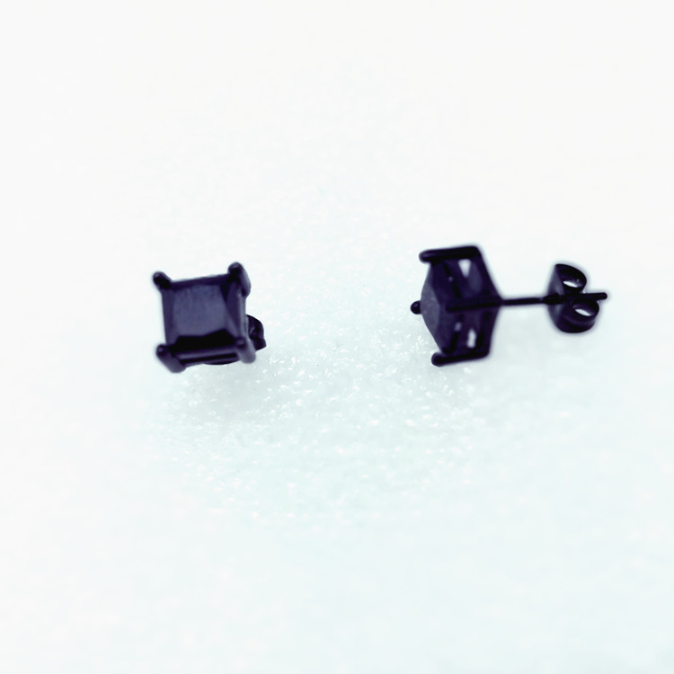 Bông tai Zircon thời trang Nam Nữ Hình học Bông tai đơn giản