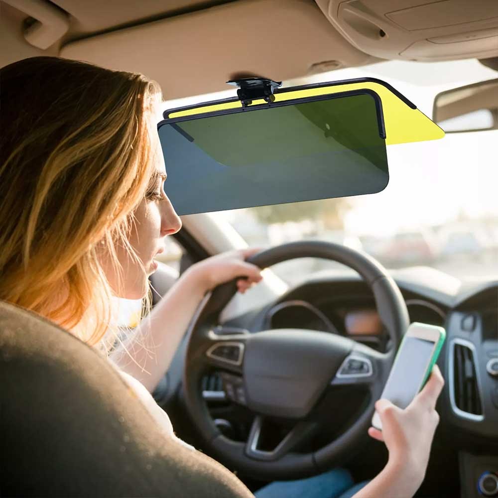 5 Inch Car Sun Shade Visor GPS Navigation Shield Glare Hood Glare