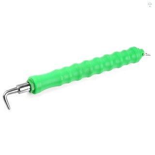 Dây buộc cốt bán tự động Twister, móc Carbon có tay cầm nhựa, dùng cho thanh ràng buộc, móc thẳng màu xanh lá cây
