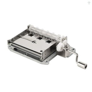 Bộ hộp nhạc 30 nốt DIY Hộp nhạc cơ có thể lập trình quay tay 30 nốt Hộp nhạc Quà tặng với 20 chiếc Băng giấy trống & Máy đục lỗ
