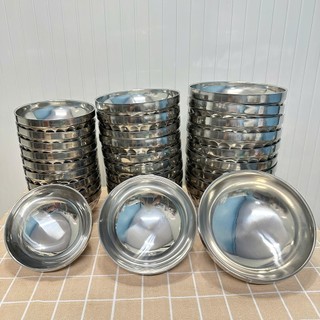 Tô inox cách nhiệt 2 lớp chống nóng size 14cm 16cm 18cm 20cm - Bát ăn cơm inox