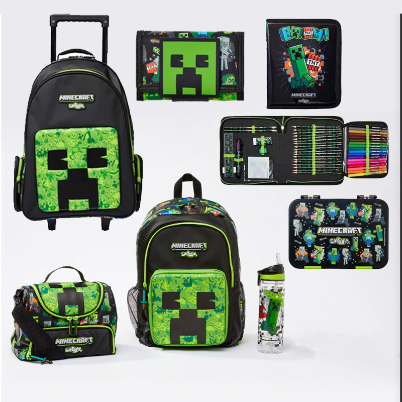 Ba lô đi học Smiggle Úc Series Minecraft | Shopee Việt Nam