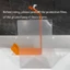 Khung ảnh CATIYAHA, Khung ảnh trong suốt hình chữ L, Hộp ảnh Acrylic 6 inch Trang trí nội thất