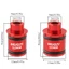 DARON 2 Chiếc Hub Xe Đạp Thru Trục Adapter, Bộ Chuyển Đổi Hub Xe Đạp 12 / 15 Mm Ổn Định, Bộ Chuyển Đổi Trung Tâm Phát Hành Nhanh Bộ Chuyển Đổi Phụ Kiện Xe Đạp