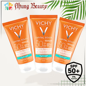 Combo 3 Tuýp Kem chống nắng Vichy Capital Soleil Dry Touch SPF50+ 50ml chính hãng!!!