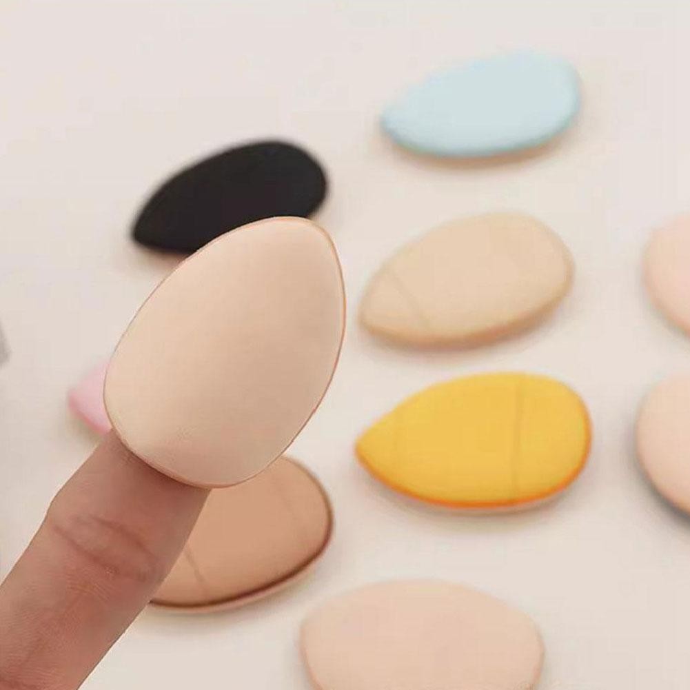 Phấn phủ đầu ngón tay hai mặt chống trễ Puff Tấm che khuyết điểm đệm đơn Khô / ướt Bóng công dụng kép P6u5