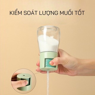 Lọ đựng gia vị thủy tinh nắp rắc thông minh tiện dụng cho nhà bếp gọn gàng sạch sẽ