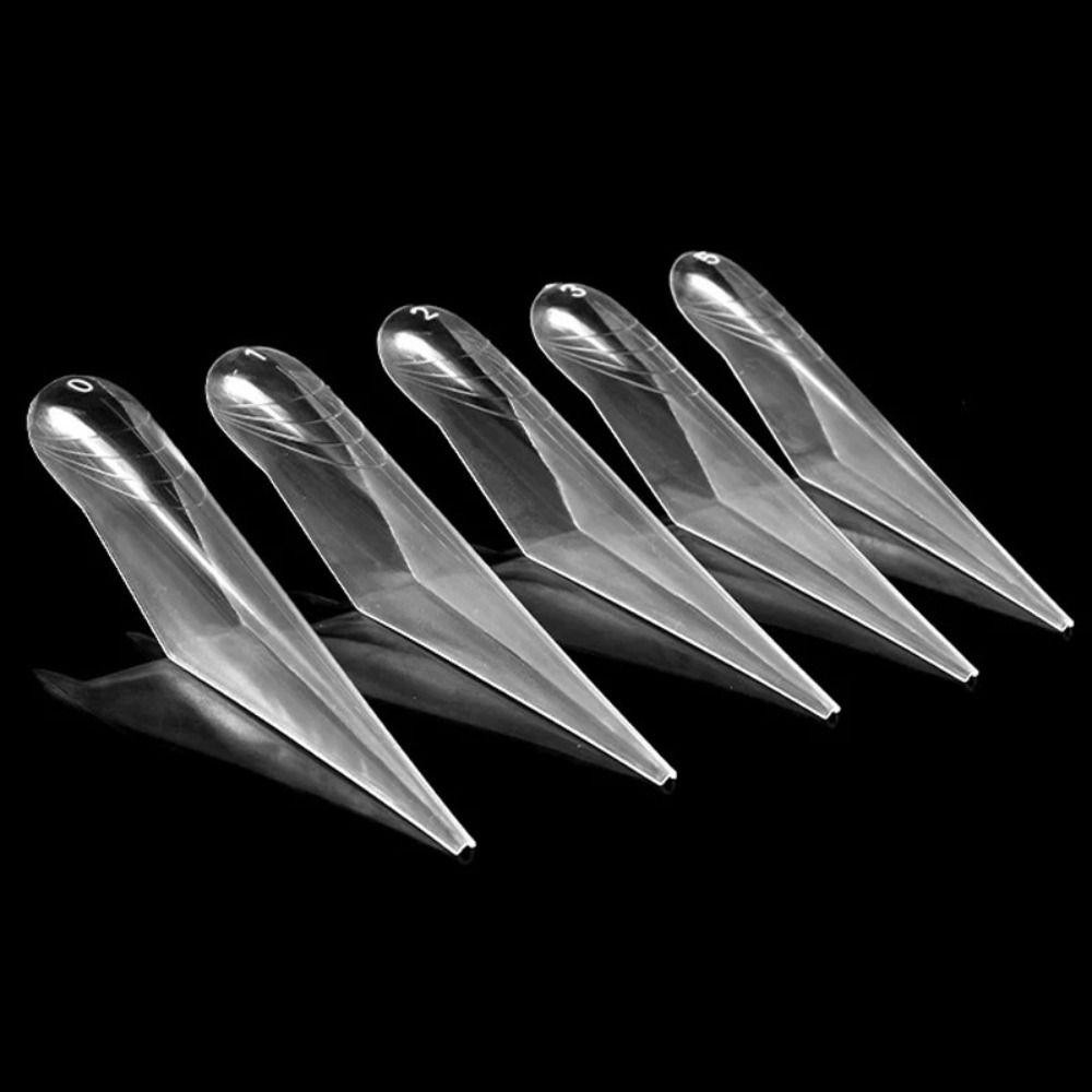 SAIA Advanced Shape Dual Forms, Full Cover Khuôn Nối Dài Móng Tay Có Thể Tái Sử Dụng, Extension Poly Nail Gel Cong Stiletto Dụng Cụ Thiết Kế Móng Tay