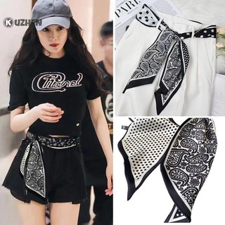 KUZHEN Dài Nhỏ Lụa Satin Khăn Nữ Thắt Lưng Trang Trí Nữ Vát Cổ Khăn Hàn Quốc Đa Năng Tóc Ruy Băng HOT
