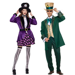 Trang Phục Hóa Trang Mad Hatter & Mad Tea Party Cao Cấp - Phù Hợp Cho Người Lớn trong Halloween và Sân Khấu