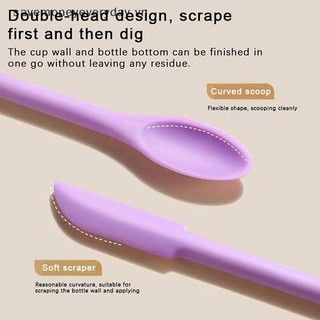 [savemoneyeveryday] Bộ Dụng Cụ Cạo Muỗng Silicon 2 Trong 1 Mỹ Phẩm Dạng Lỏng Kem Nền Mặt Thìa Cạo Mặt Dụng Cụ Chăm Sóc Da Hai Đầu [vn]