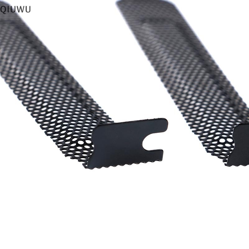 QIUWU 10 Cái Mới Màu Đen Khe Cắm PCI Che Bụi Lọc Tấm Trống Thép Cứng.