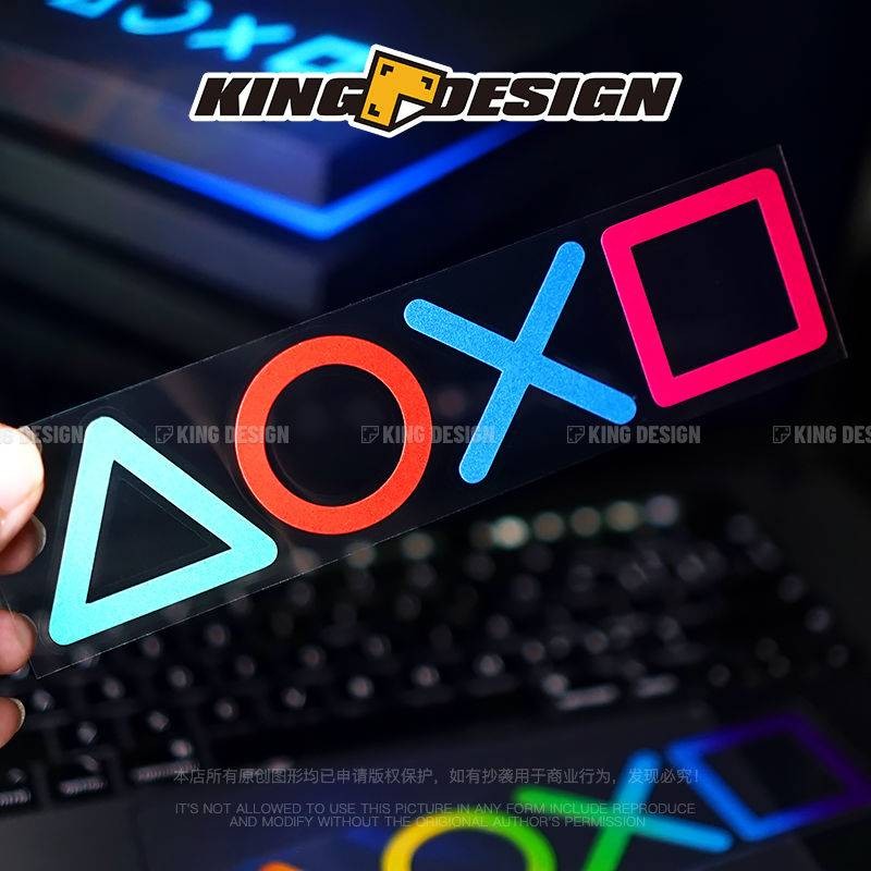 Sáng Tạo Dán Xe Ô Tô Sáng Tạo Macro mini Dán Trò Chơi Điện Tử Chủ Đề Xe Kính Chắn Gió Tam Giác Cửa Sổ Phản Quang