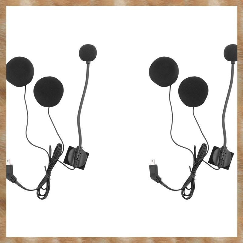 [S Z] Tai nghe Bluetooth xe máy 2X Phụ kiện tai nghe loa micro cho nửa-