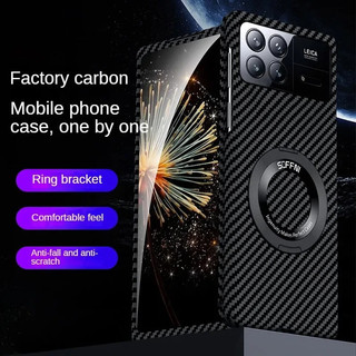 Vỏ bọc vòng sợi Carbon từ tính có thể xoay được cho xiaomi mix fold 4 3 2 Slim case