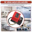Van giảm chấn không khí Ac220V Ống dẫn điện Thiết bị truyền động giảm chấn điện cho van thông gió có phản hồi tín hiệu