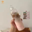 Kittenbaby 500ML Nơ Chai Nước Nhựa Có Cân Thời Gian Trong Suốt Cốc Nước Thể Thao Ngoài Trời Trường Học Uống Nước Mới