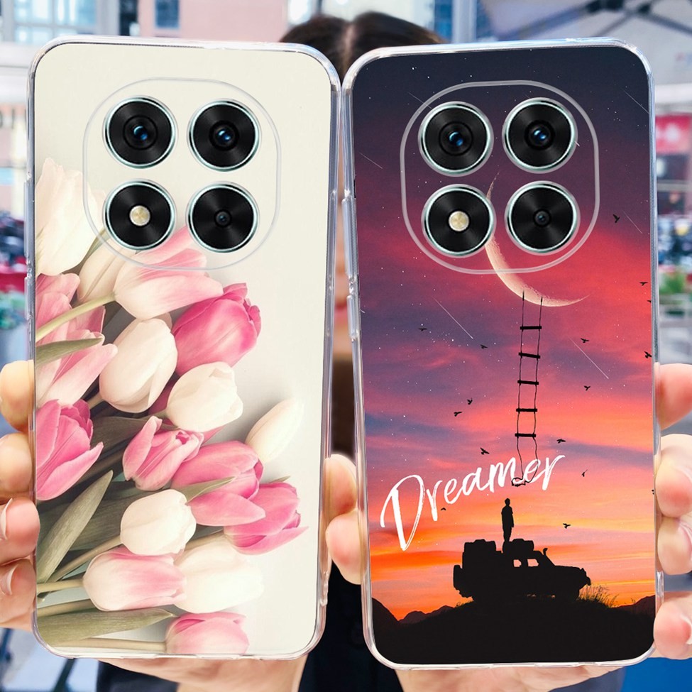 Ốp lưng Xiaomi Poco X7 Thẩm mỹ trong suốt Phim hoạt hình dễ thương Ốp lưng TPU mềm Poco X7 Vỏ điện thoại trong suốt