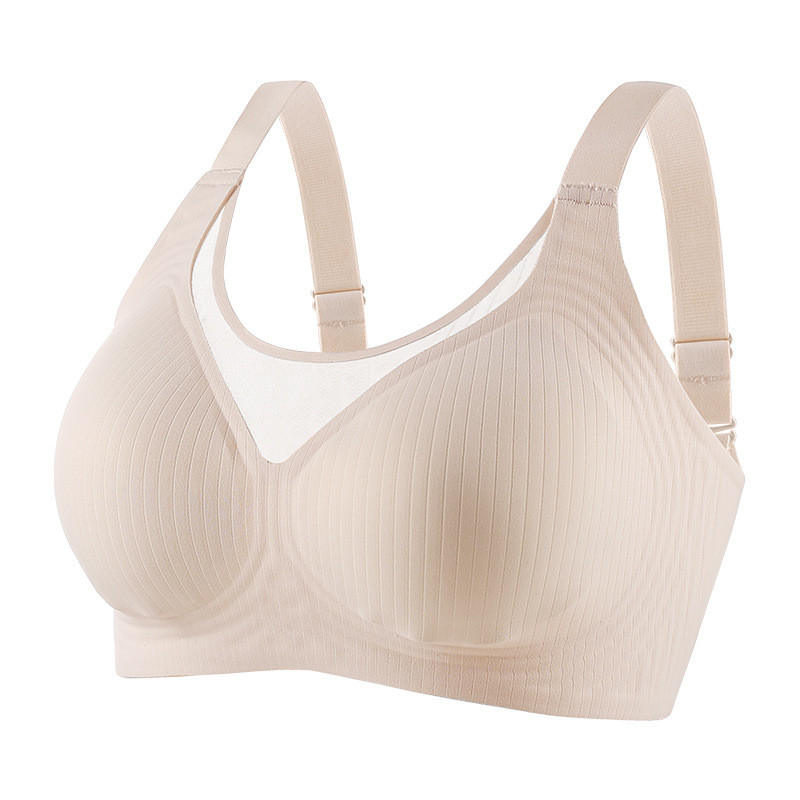 Kích thước lớn Đồ lót liền mạch Push-Up Bra Jelly Strip Áo ngực hỗ trợ mềm mại