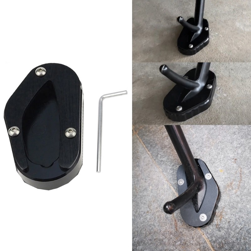 EDB * Nhôm Bên Đứng Pad Xe Đạp Chân Đế Mở Rộng Dễ Dàng Lắp Đặt Chân Đế Miếng Lót Đảm Bảo Ổn Định Tuổi Thọ Cho T100
