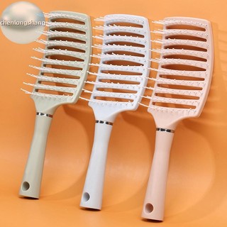 Chenlongshang 1 Bàn Chải Tóc Da Đầu Massage Lược Uốn Đệm Không Khí Lược Nhựa Massage Hộ Gia Đình Lược Làm Tóc EN
