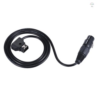 Andoer 100cm / 3.3ft D-Tap Nam Sang XLR 4 Chân Nữ Bộ Chuyển Đổi Nguồn Điện Dây Cáp Cho V-mount Pin Tấm Máy Quay Màn Hình