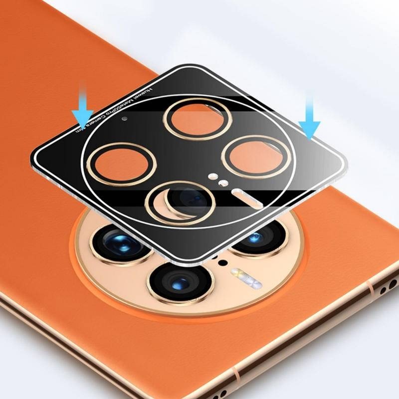 Huawei P60Pro P60Art Mate50 Mate50E 9D Kim Loại Hợp Kim Nhôm Ống Kính Máy Ảnh Kính Cường Lực Cho Huawei Mate P60 50 Pro Art 50E Chống Trầy Xước Ốp lưng Bảo Vệ Cản Ống Kính