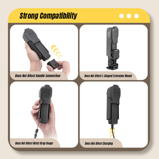 Dành cho vỏ bảo vệ chống va chạm DJI Osmo Pocket 3, vỏ bảo vệ chống rơi, gimbal cầm tay, phụ kiện máy ảnh thể thao Pocket 3