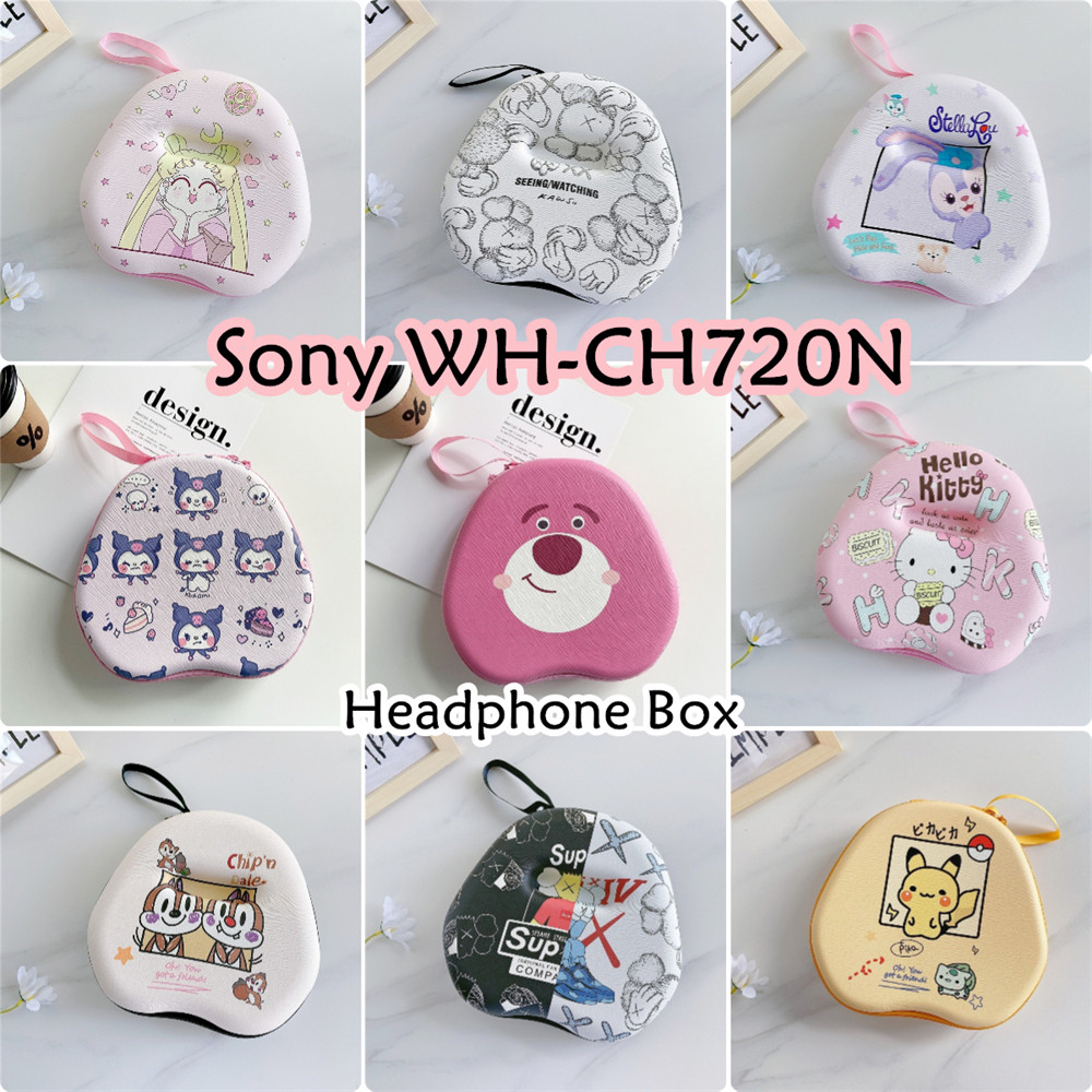 [Ngôi sao tương lai] Dành cho hộp đựng tai nghe Sony WH-CH720N Phim hoạt hình Họa tiết sáng tạo Tai nghe Earpads Túi lưu trữ Vỏ hộp số 2